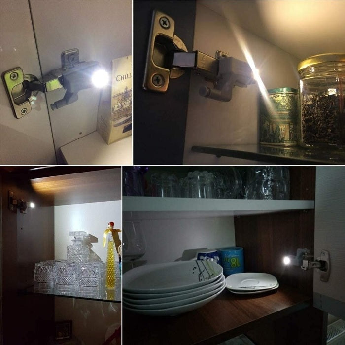 Cabinet Automatic Battery Operated Smart Stylish Hinge LED Light